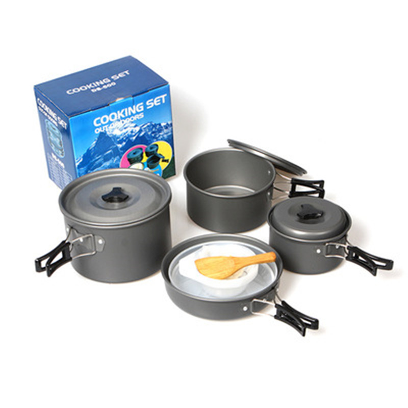 Juego de cocina para acampar a - Camping Cooking Set 2 Person reseña y precio