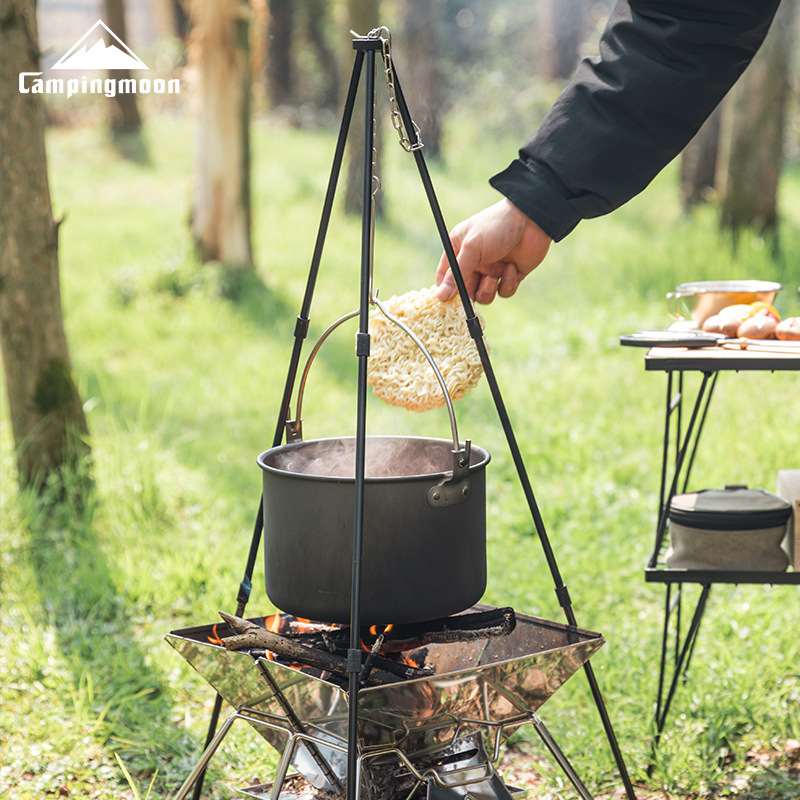 CAMPINGMOON MS-105-BK MS-105-B - Camping Cooking Hanger reseña y precio