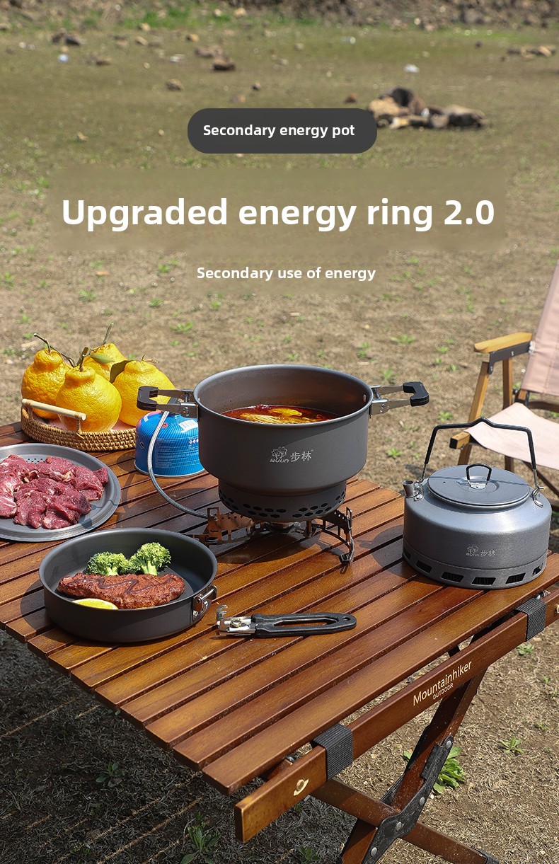 Nuevo set completo de picnic B - Camping Cooking Set reseña y precio