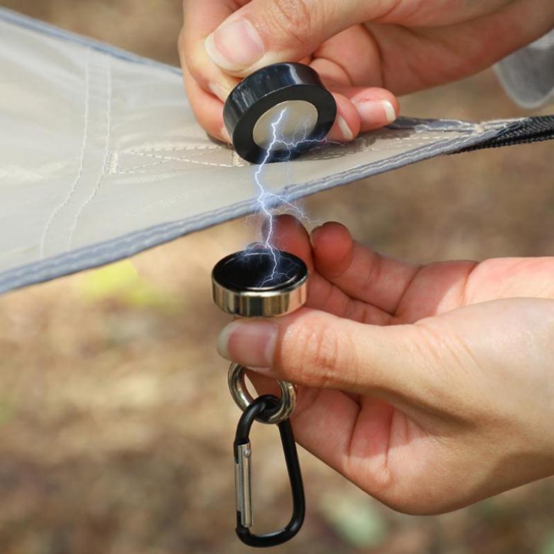 Ganchos magnéticos para acampa - Camping Cooking Hanger reseña y precio