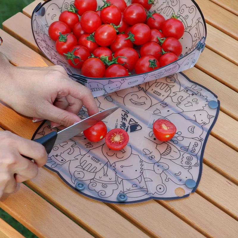 Vajilla Plegable ligera para e - Camping Cooking Tray reseña y precio