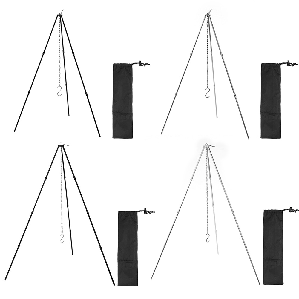 Trípode portátil para cocinar  - Camping Cooking Tripod reseña y precio