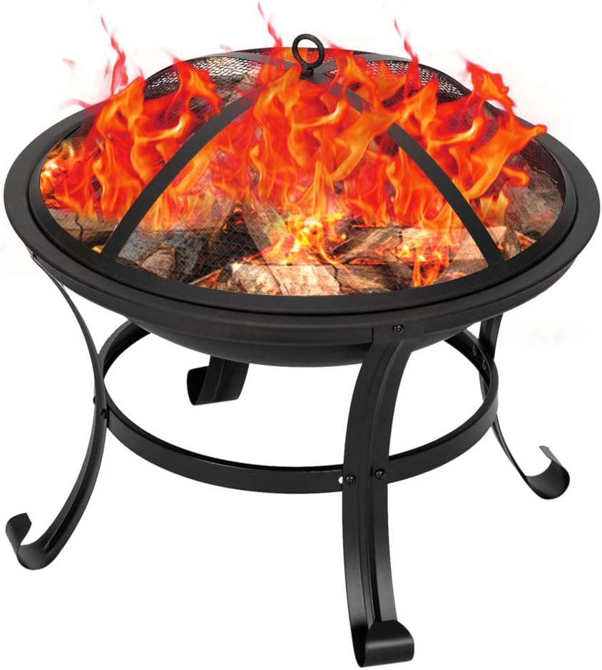 Parrilla de barbacoa para exte - Camping Cooking Fire Pit reseña y precio