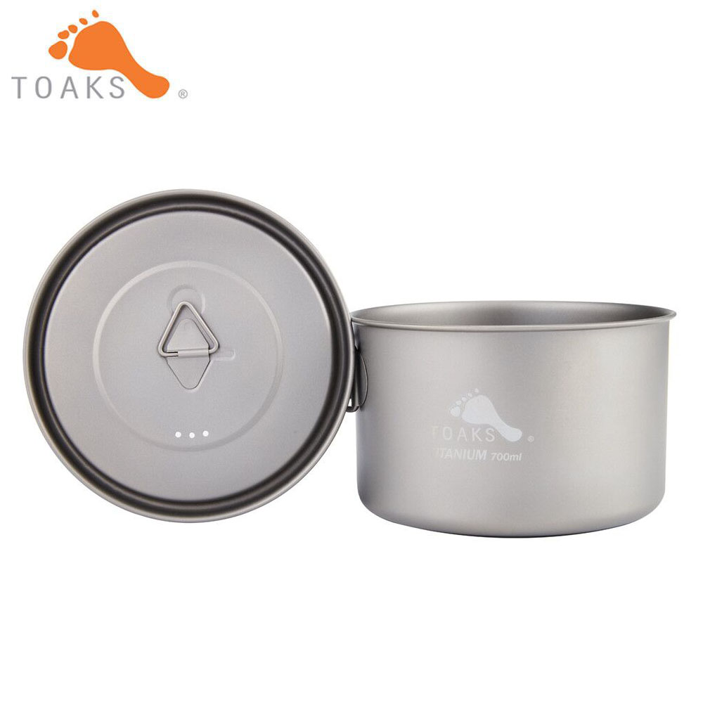 TOAKS-ollas de titanio puro pa - Camping Cooking Tray reseña y precio
