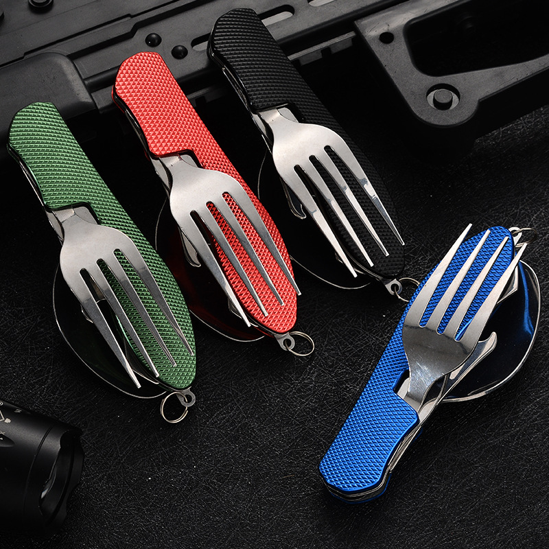 Juego de utensilios plegables  - Camping Cooking Cutlery Set reseña y precio