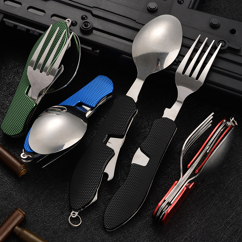 Juego de utensilios plegables  - Camping Cooking Cutlery Set reseña y precio
