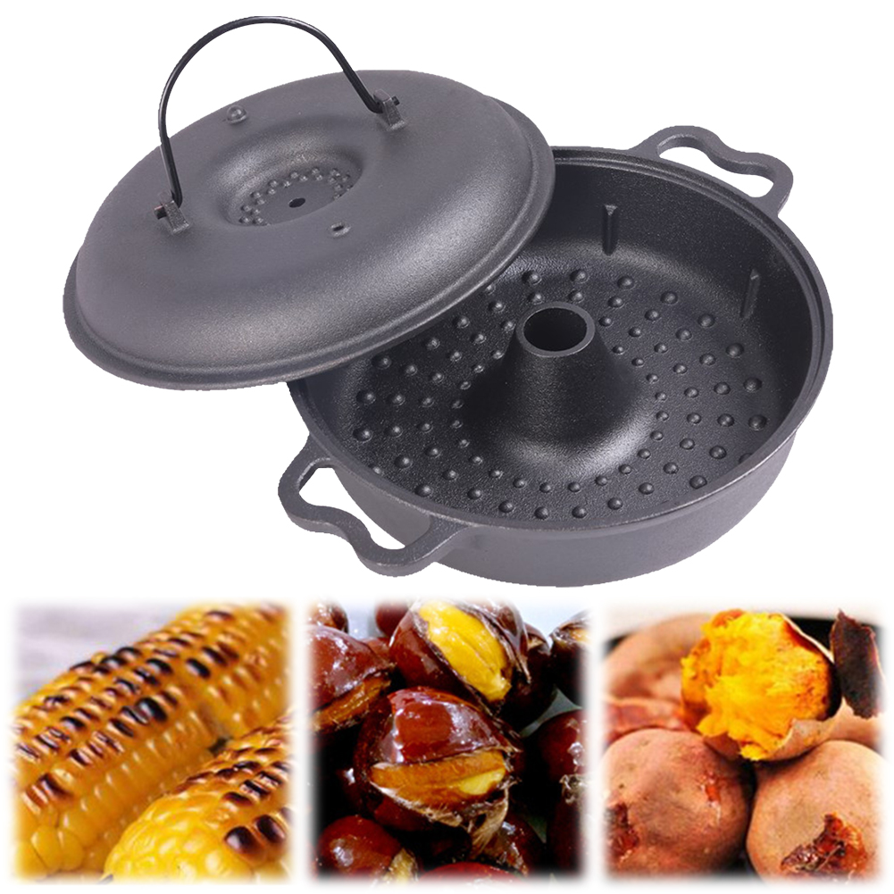 Olla de hierro fundido de 28 c - Camping Cooking Vegetables reseña y precio