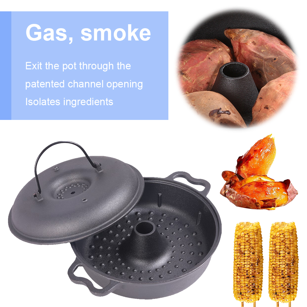 Olla de hierro fundido de 28 c - Camping Cooking Vegetables reseña y precio
