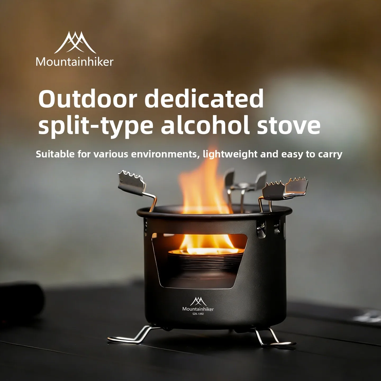 MOUNTAINHIKER Estufa de Alcoho - Camping Cooking On Fire reseña y precio