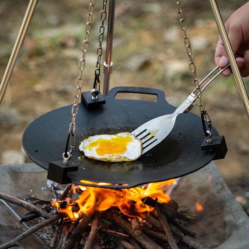 Trípode de Camping para cocina - Camping Cooking Fire Pit reseña y precio