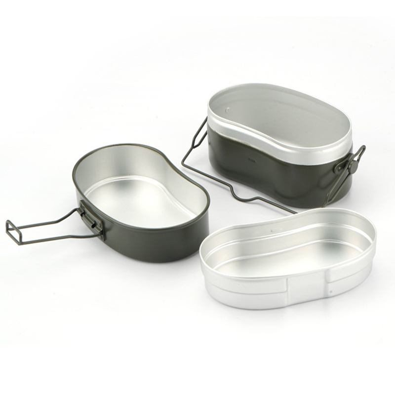 Fiambrera de aluminio, utensil - Camping Cooking Kit Box reseña y precio