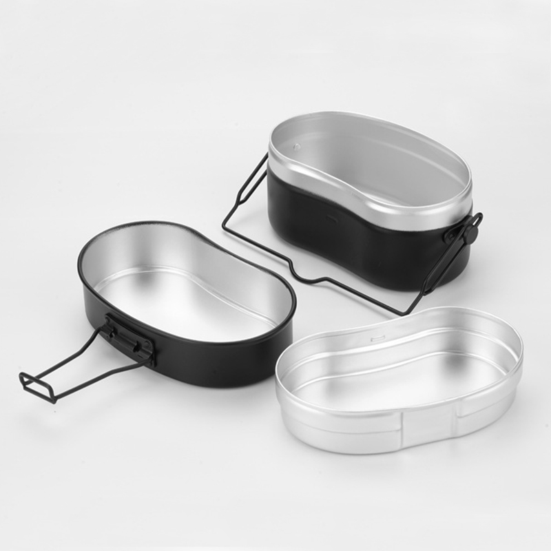 Fiambrera de aluminio, utensil - Camping Cooking Kit Box reseña y precio