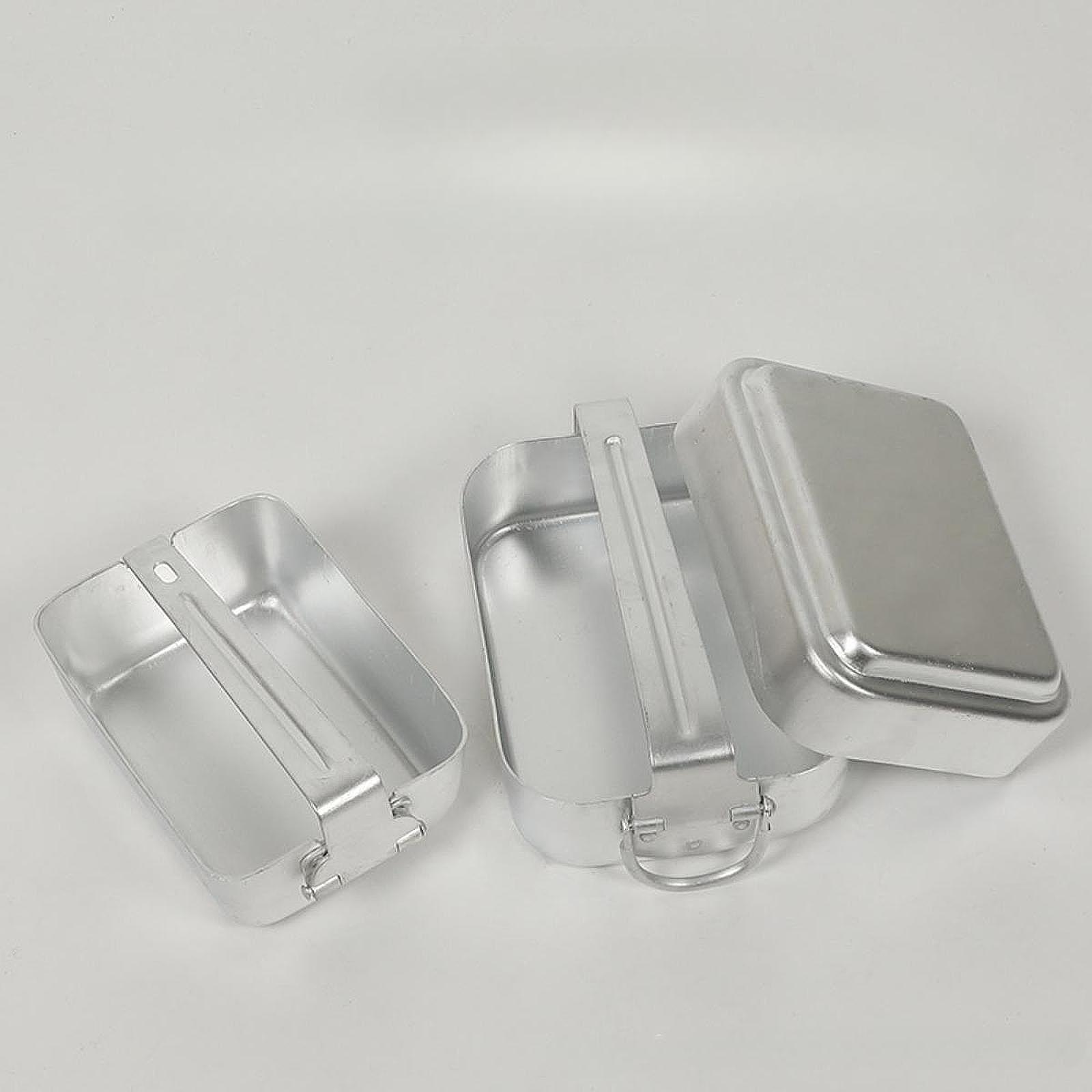 Lonchera de Aluminio Rectangul - Camping Cooking Kit Box reseña y precio