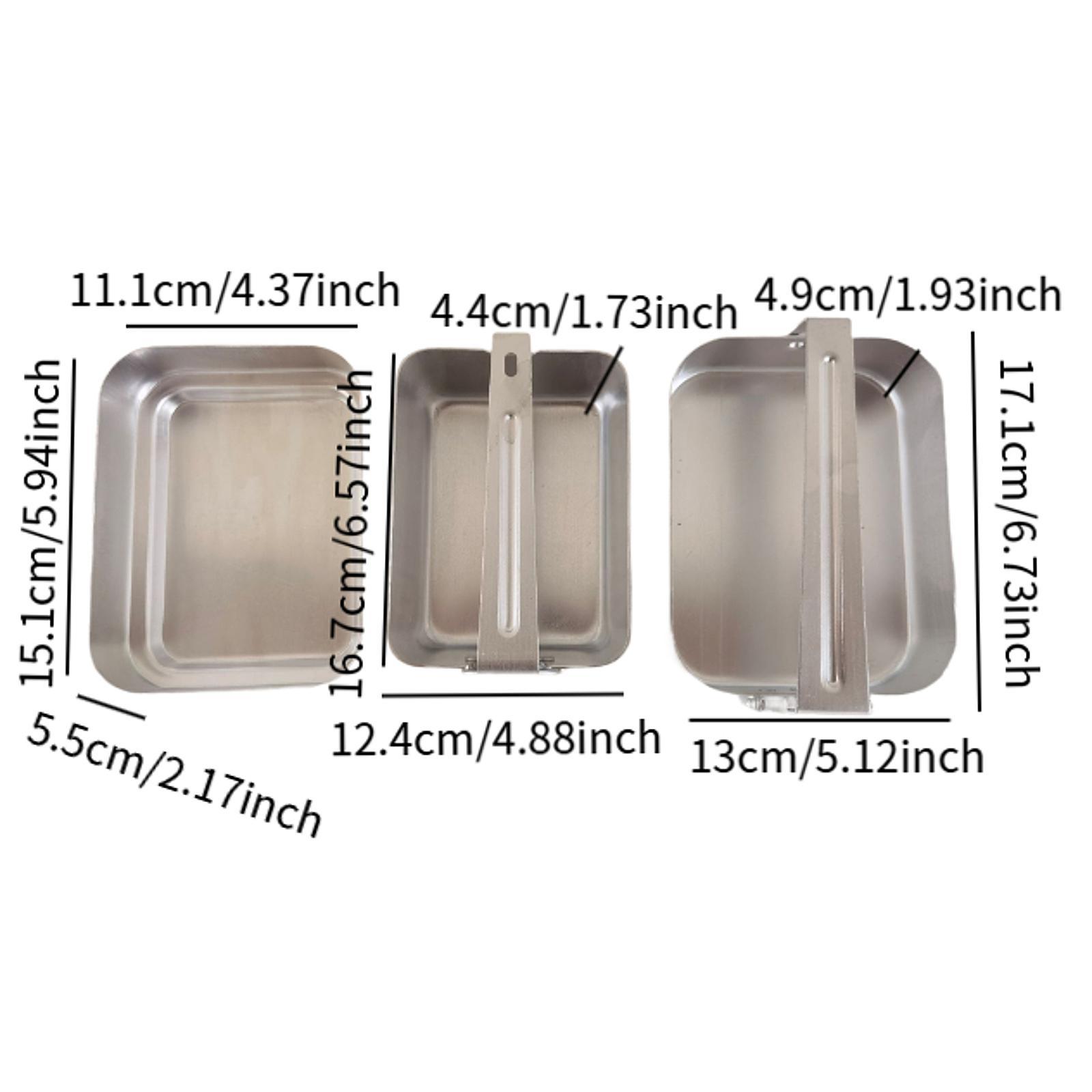 Lonchera de Aluminio Rectangul - Camping Cooking Kit Box reseña y precio