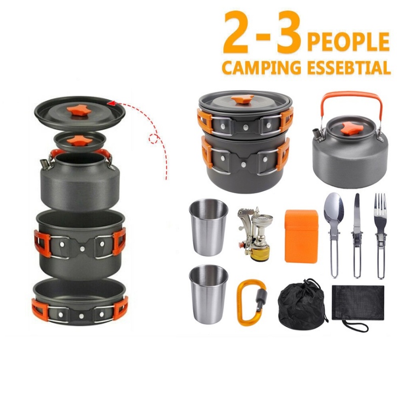 Juego de cocina para acampar a - Camping Cooking Vegetables reseña y precio