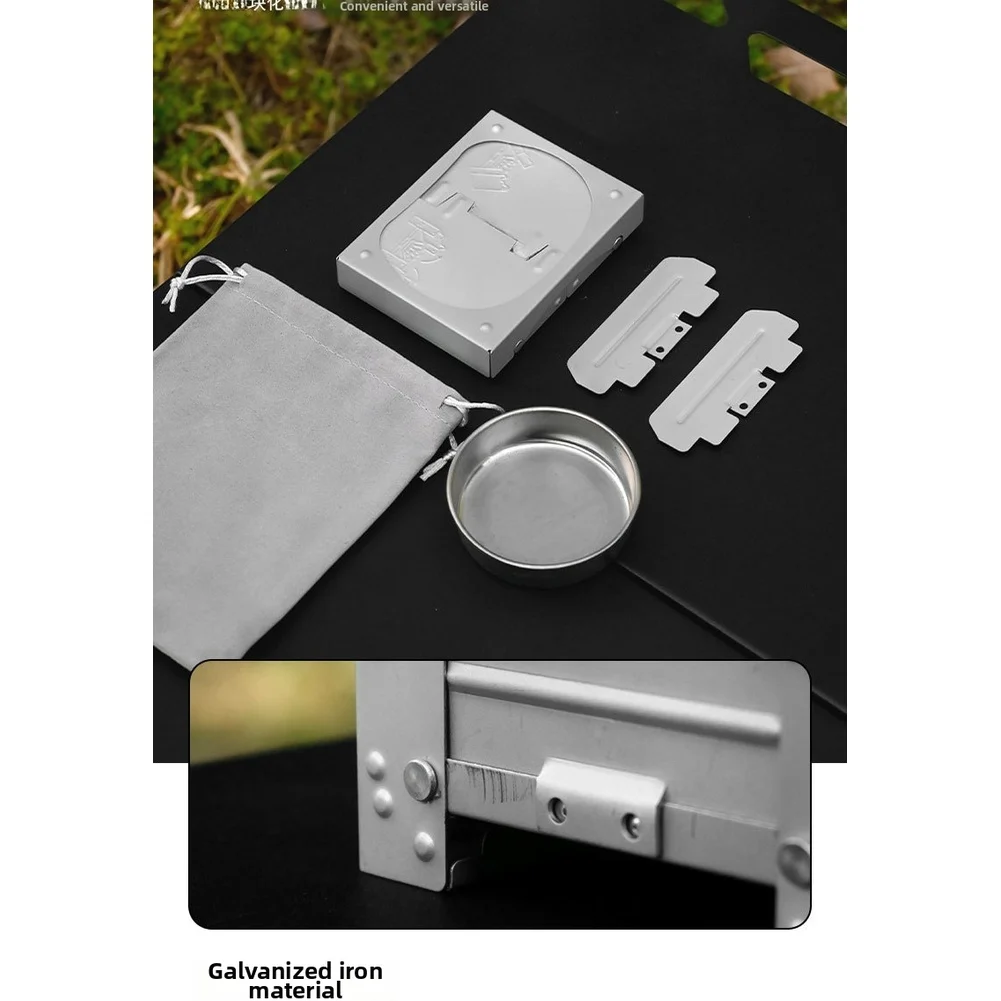 Estufa portátil plegable de co - Camping Cooking Tray reseña y precio
