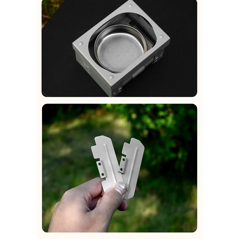 Estufa portátil plegable de co - Camping Cooking Tray reseña y precio