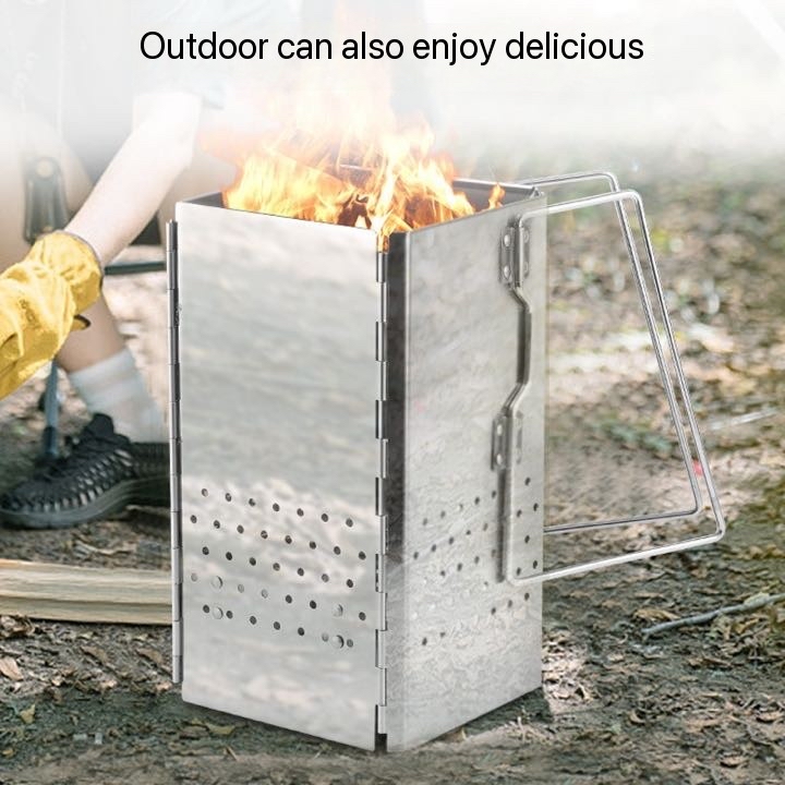 Encendedor de Carbón de Acero  - Charcoal Chimney Starter reseña y precio