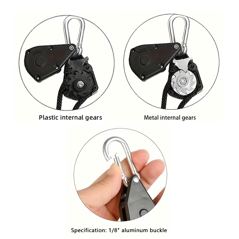 Tendedero de cuerda para tiend - Camping Cooking Hanger reseña y precio