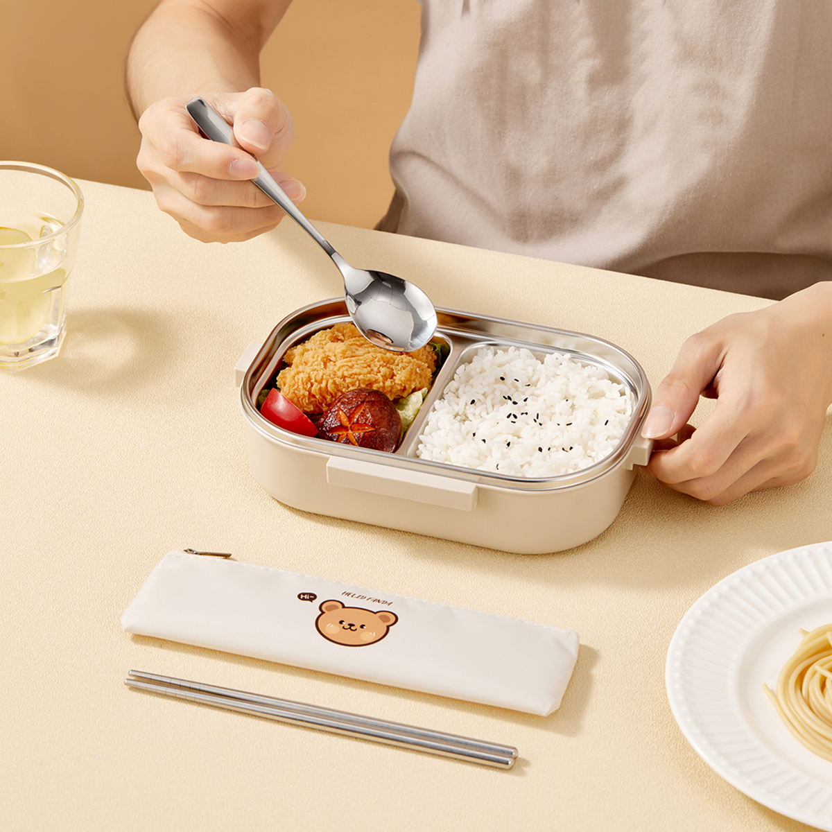 WORTHBUY Juego de vajilla port - Camping Cooking Pan Set reseña y precio