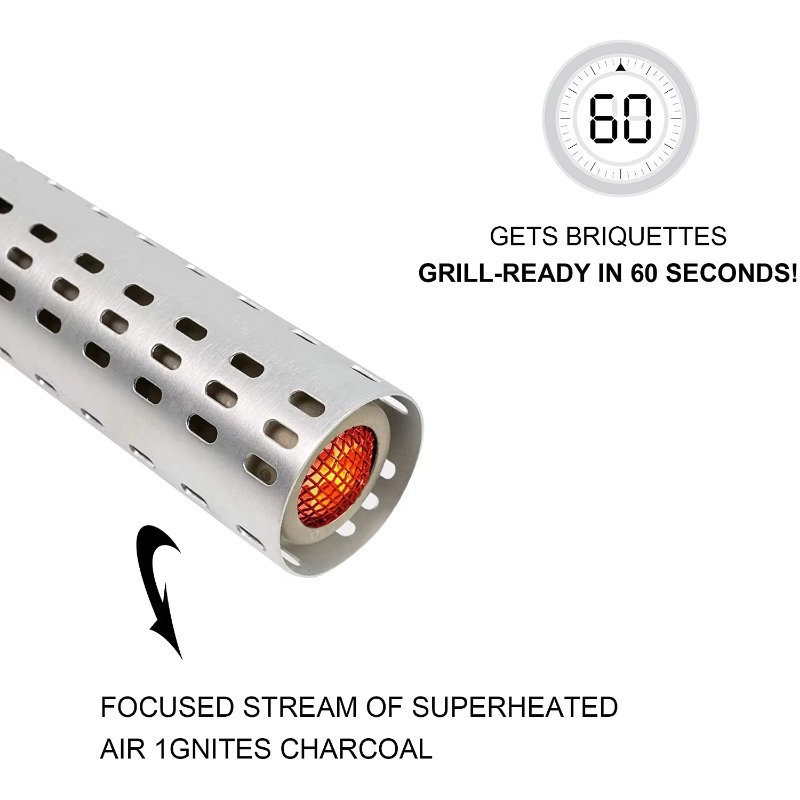 Kamado ahumador, parrilla de a - Charcoal Chimney Starter reseña y precio