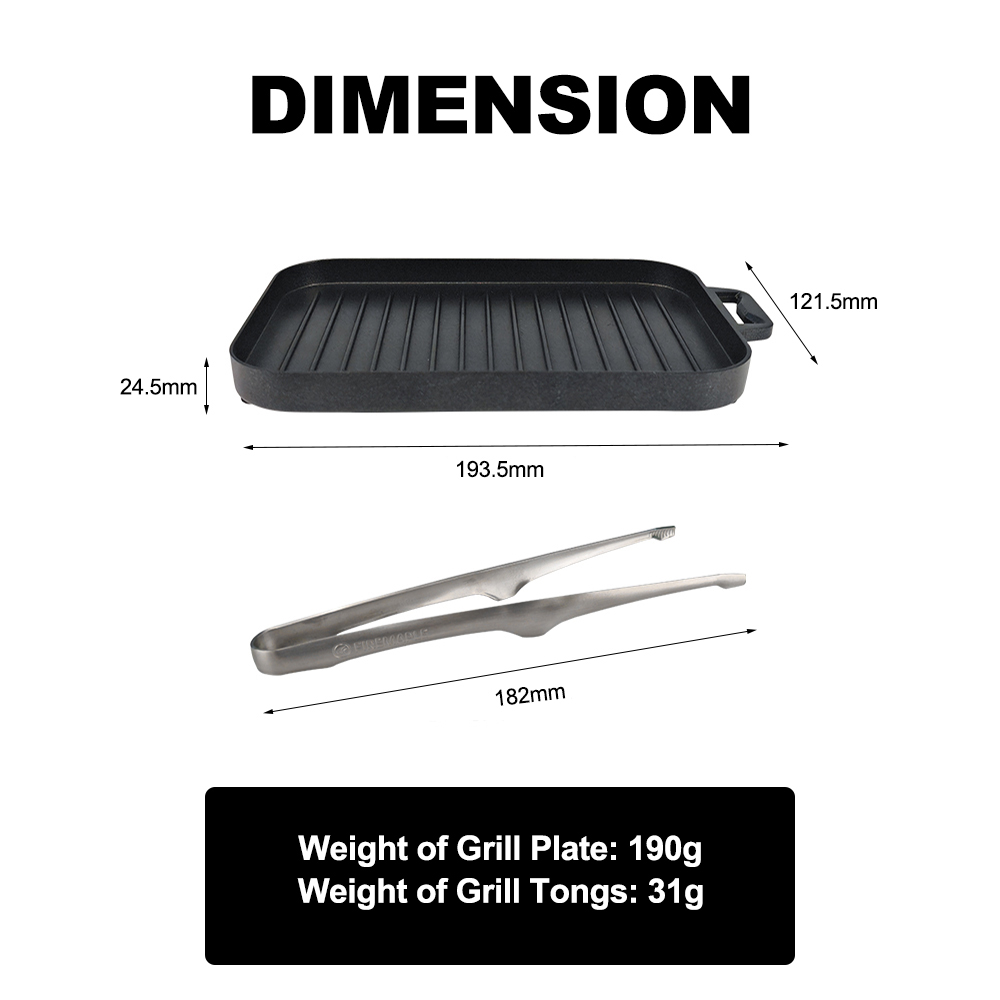 FireMaple-Juego de Mini platos - Camping Cooking On Fire reseña y precio