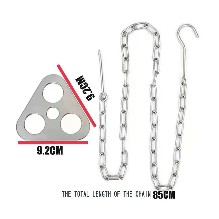 Trípode portátil de acero inox - Camping Cooking Tripod reseña y precio