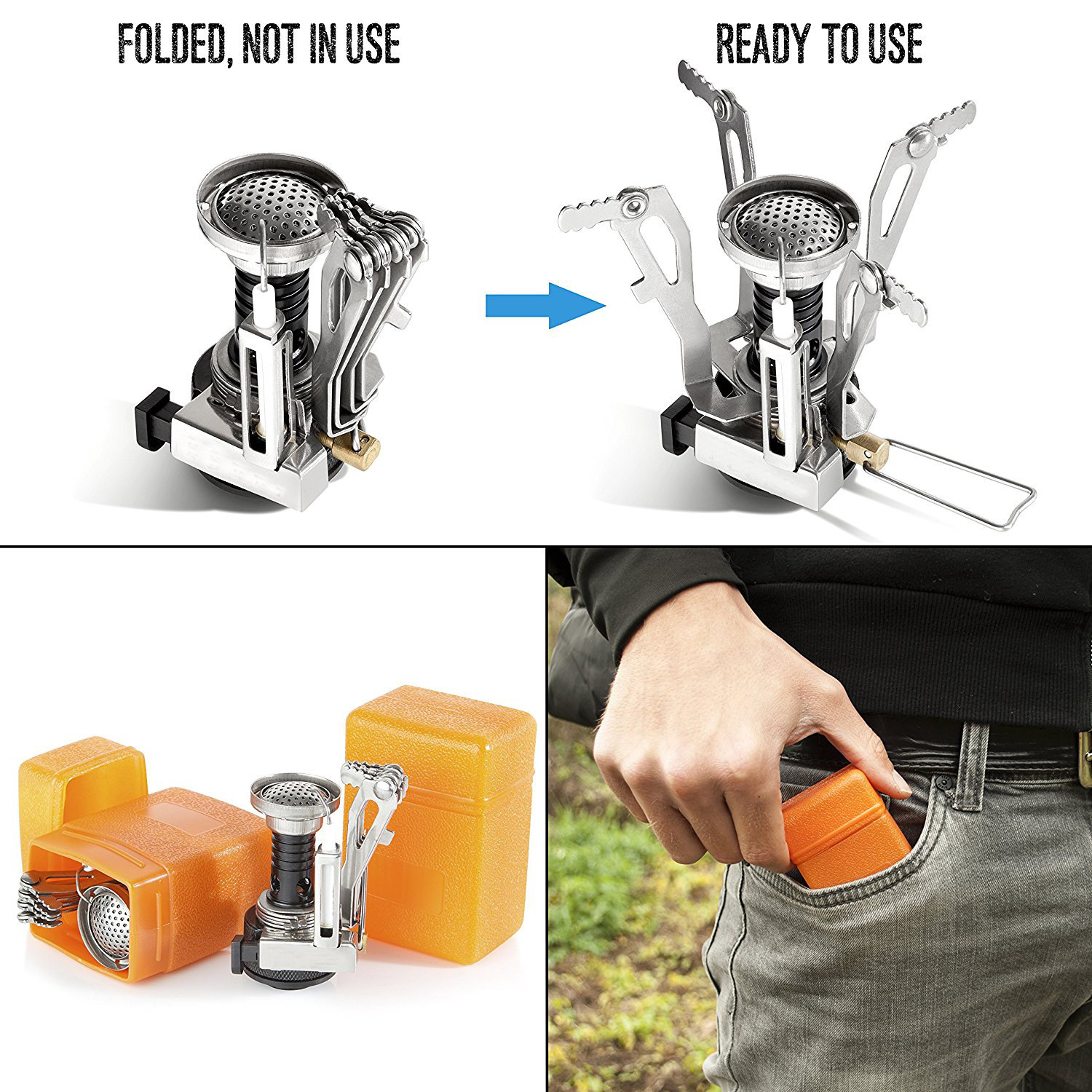 Kit de utensilios de cocina pa - Camping Cooking Kit Box reseña y precio