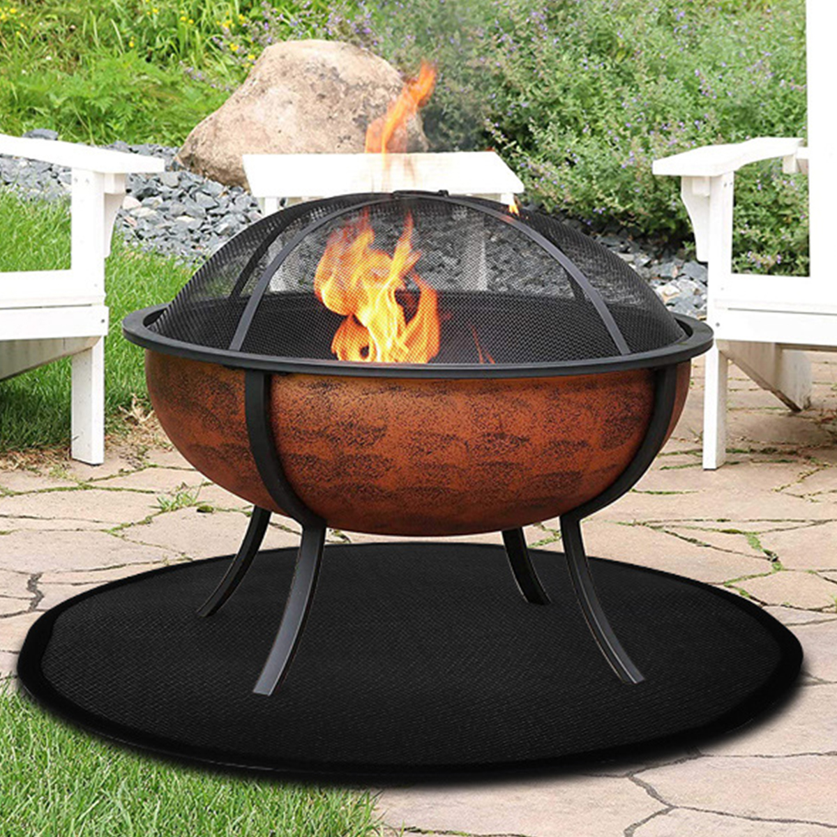 Estera para parrilla, estera p - Charcoal Chimney Starter reseña y precio