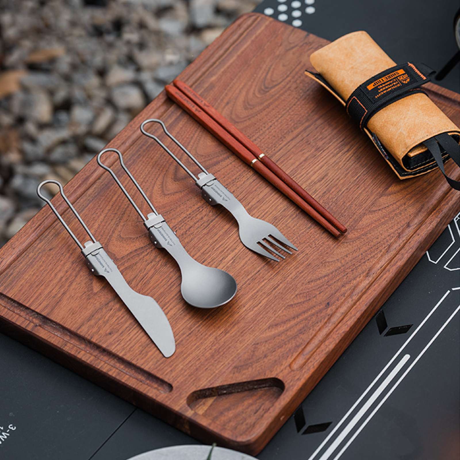 Juego de utensilios de camping - Camping Cooking Set Compact reseña y precio