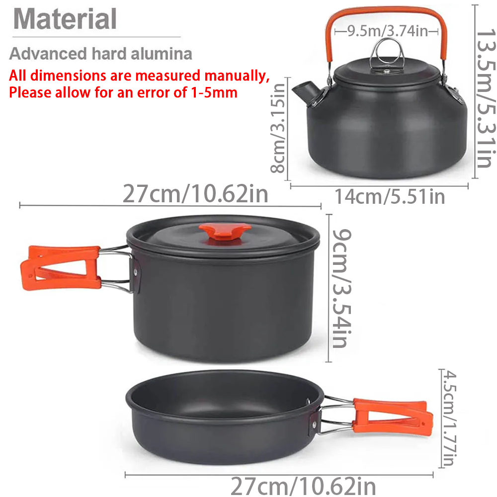 1 Uds./1 Juego de utensilios d - Camping Cooking Pack reseña y precio