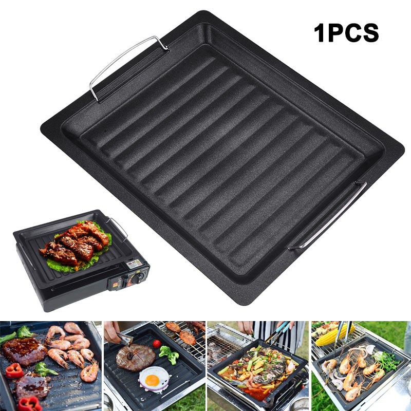 Sartén cuadrada gruesa para ex - Camping Cooking Wok reseña y precio