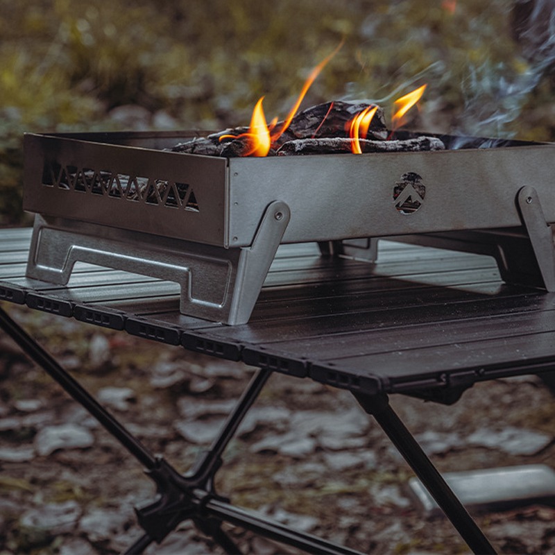 Parrilla Portátil para Fogatas - Camping Cooking Fire Pit reseña y precio