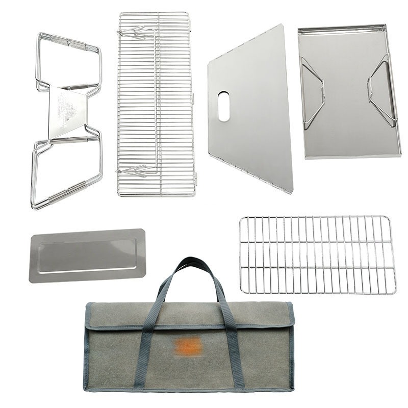 Parrilla Portátil para Fogatas - Camping Cooking Fire Pit reseña y precio