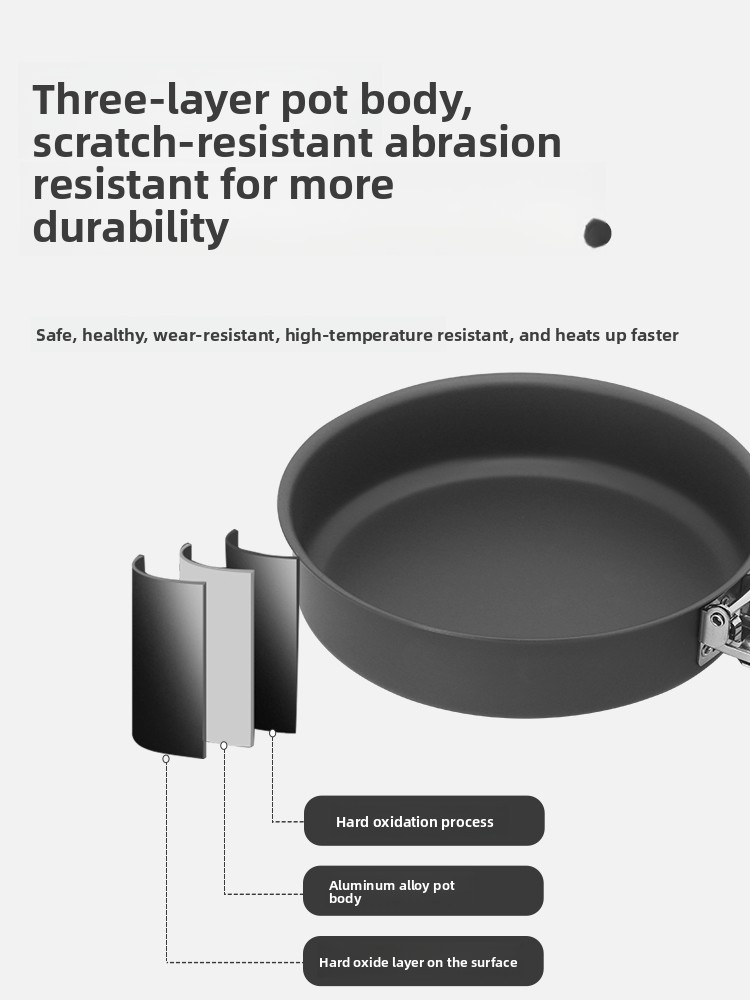 Bulin C15 Sartén Pequeña Plega - Camping Cooking Wok reseña y precio