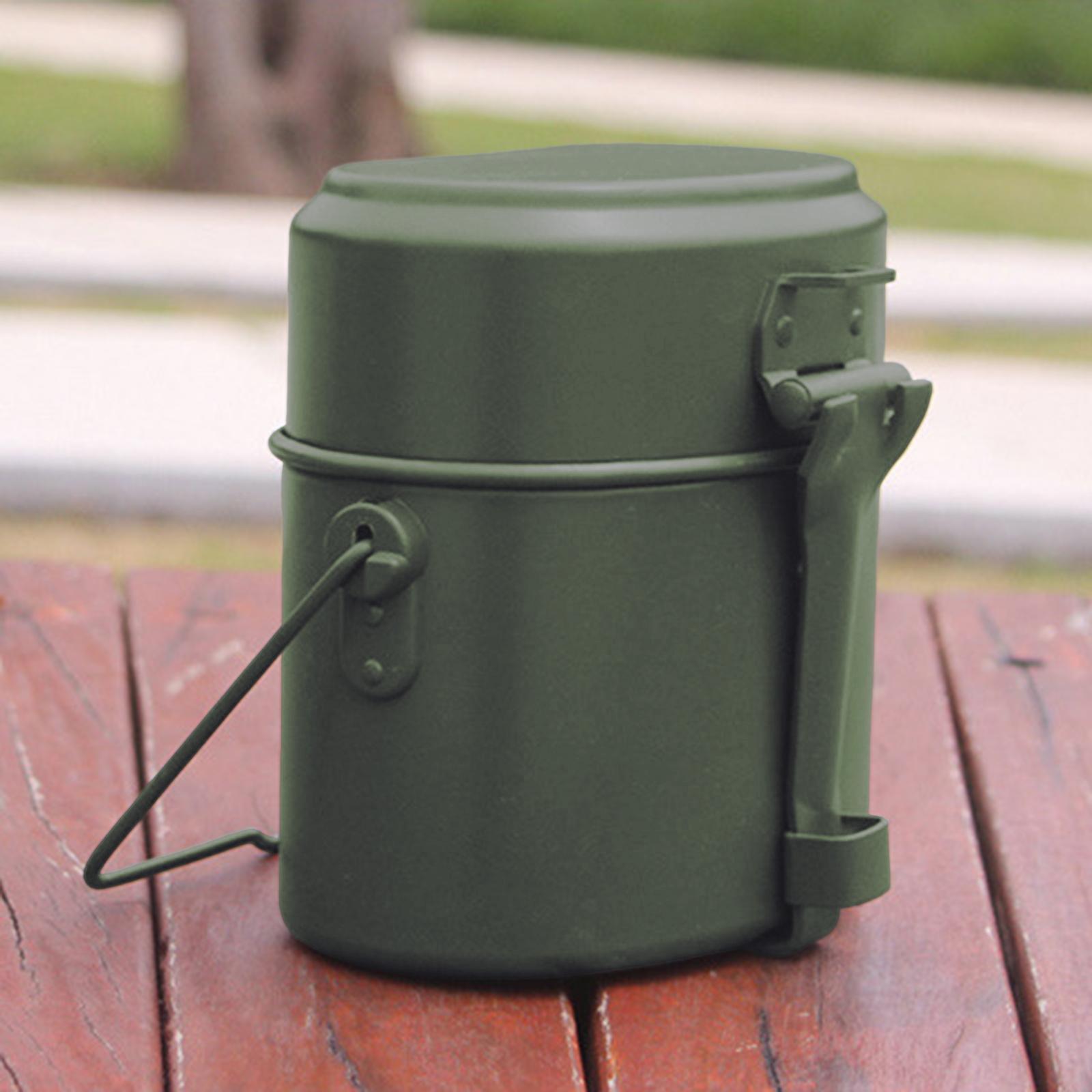 Juego de 3 piezas de ollas y s - Camping Cooking Kit Box reseña y precio
