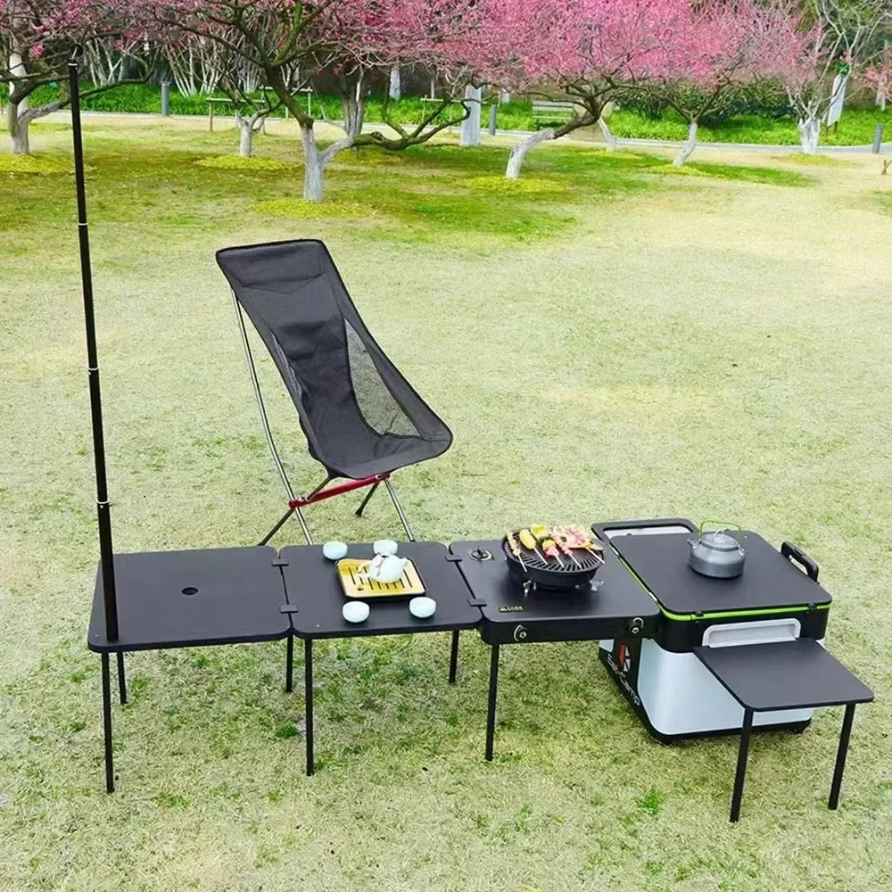 JWQ-007 Caja de Cocina Portáti - Quality Camping Cooking Set reseña y precio