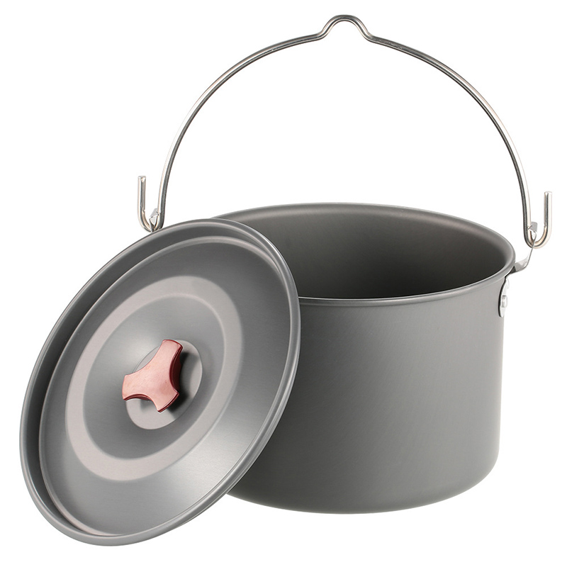 Ollas Colgantes para Acampar d - Camping Cooking Tripod reseña y precio