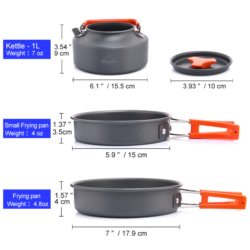 Widesea-Juego de utensilios de - Camping Cooking Cutlery Set reseña y precio
