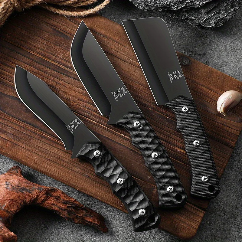 Juego de cuchillos de acero in - Camping Cooking Vegetables reseña y precio
