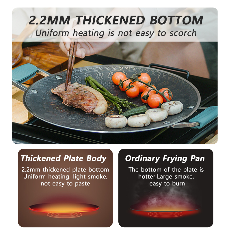 Naturehike-sartén para barbaco - Camping Cooking Wok reseña y precio
