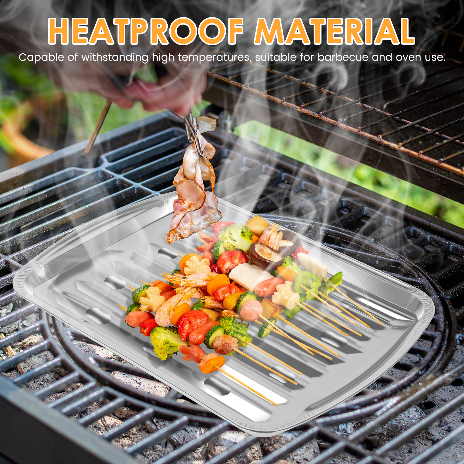 Bandejas de papel de aluminio, - Camping Cooking Tools reseña y precio