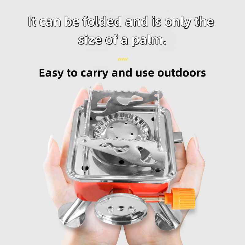 Mini Estufa Cuadrada Portátil  - Camping Cooking On Fire reseña y precio