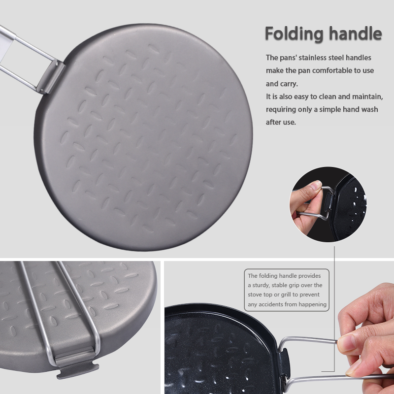 Boundless Voyage-sartén antiad - Camping Cooking Wok reseña y precio