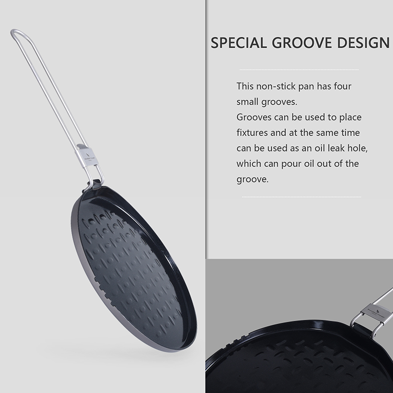 Boundless Voyage-sartén antiad - Camping Cooking Wok reseña y precio