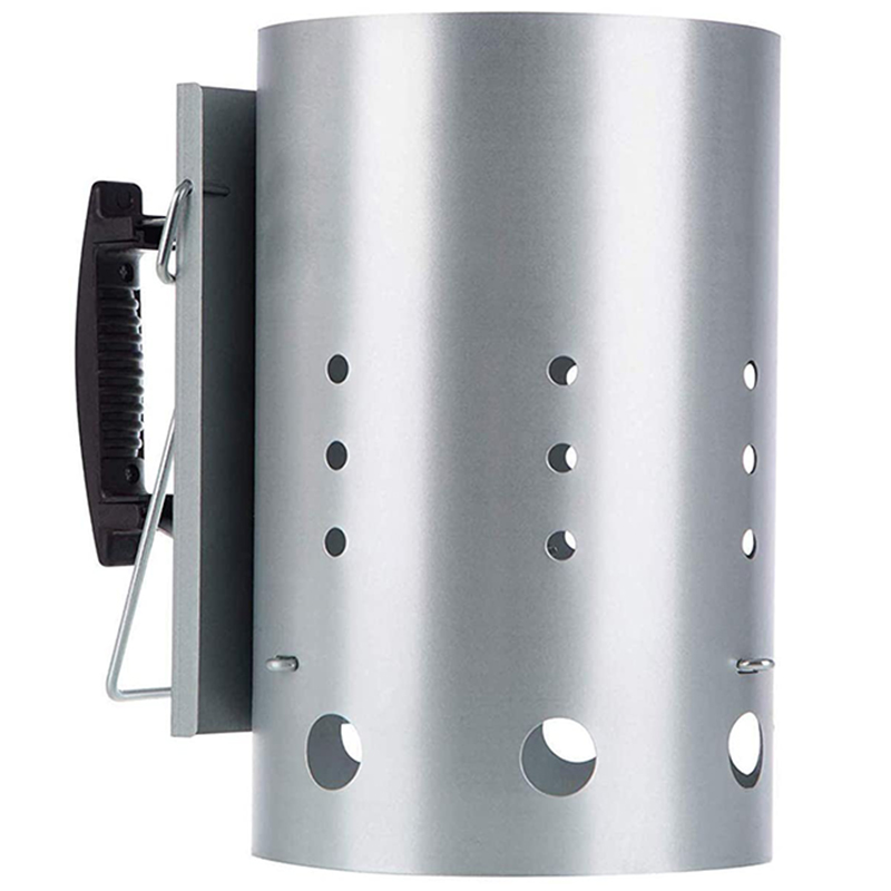 Arrancador de chimenea con man - Charcoal Chimney Starter reseña y precio