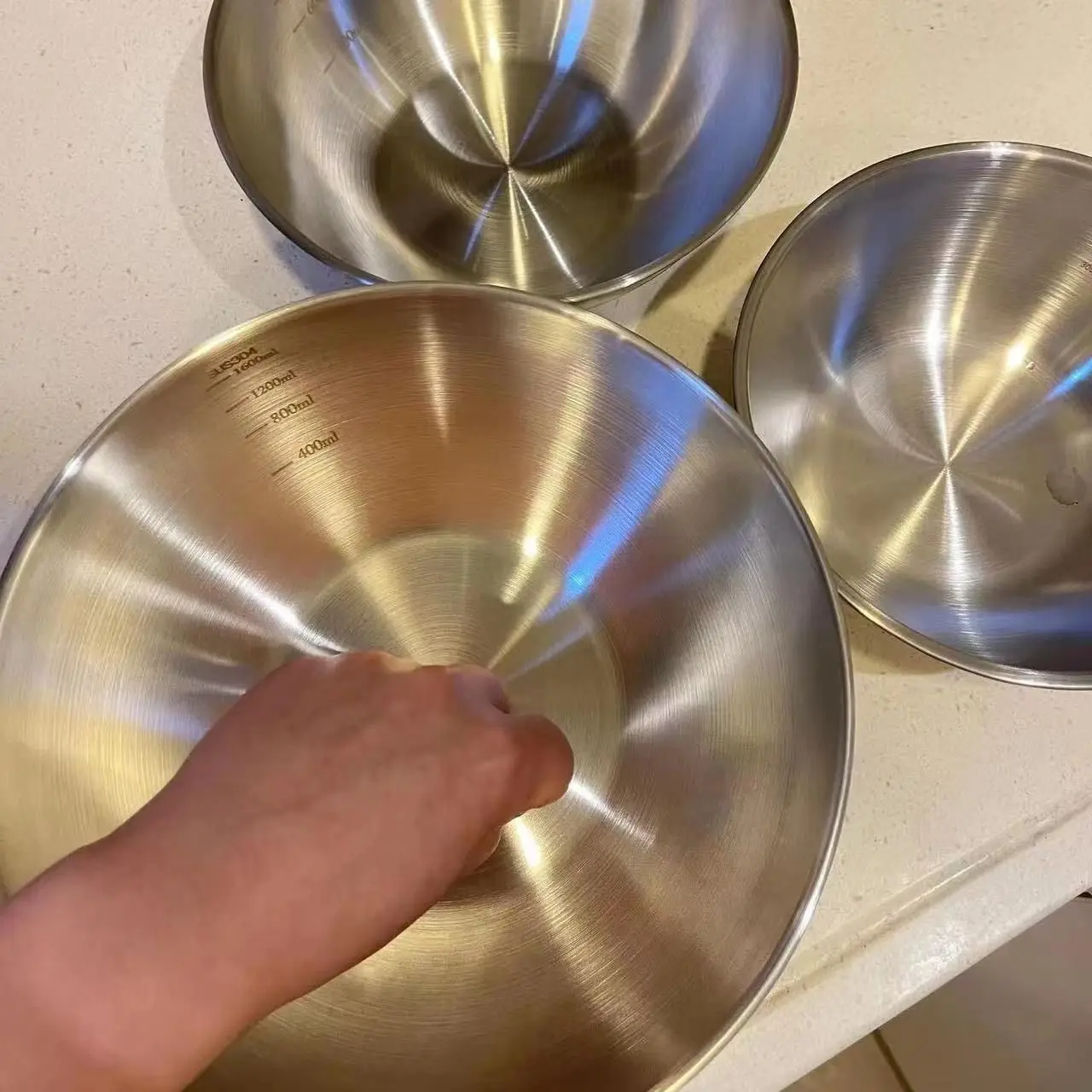 Juego de 3 Tazones de Acero In - Camping Cooking Pan Set reseña y precio