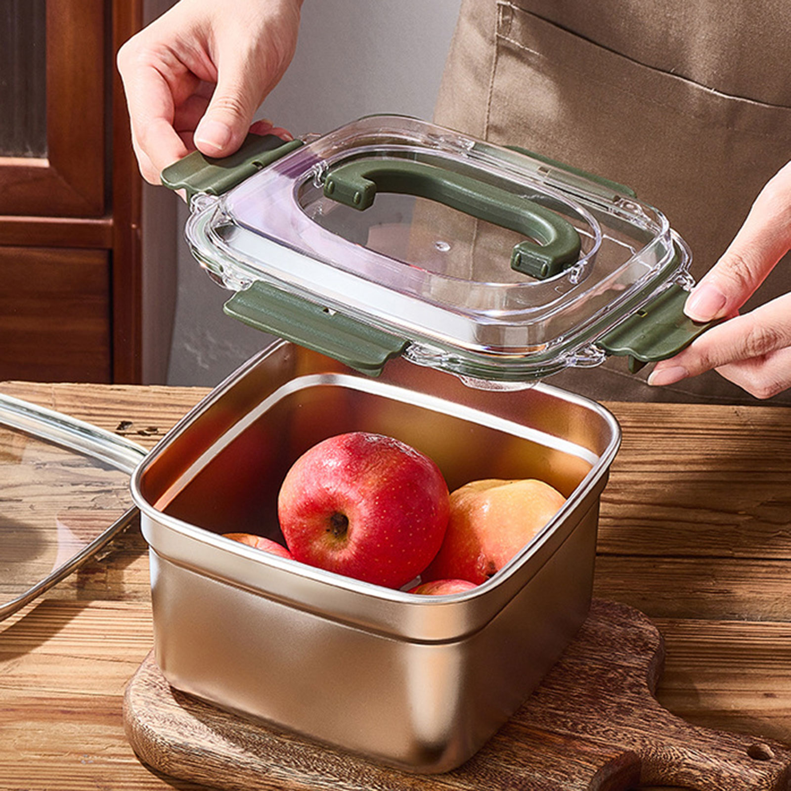 Mini olla freidora para acampa - Camping Cooking Vegetables reseña y precio