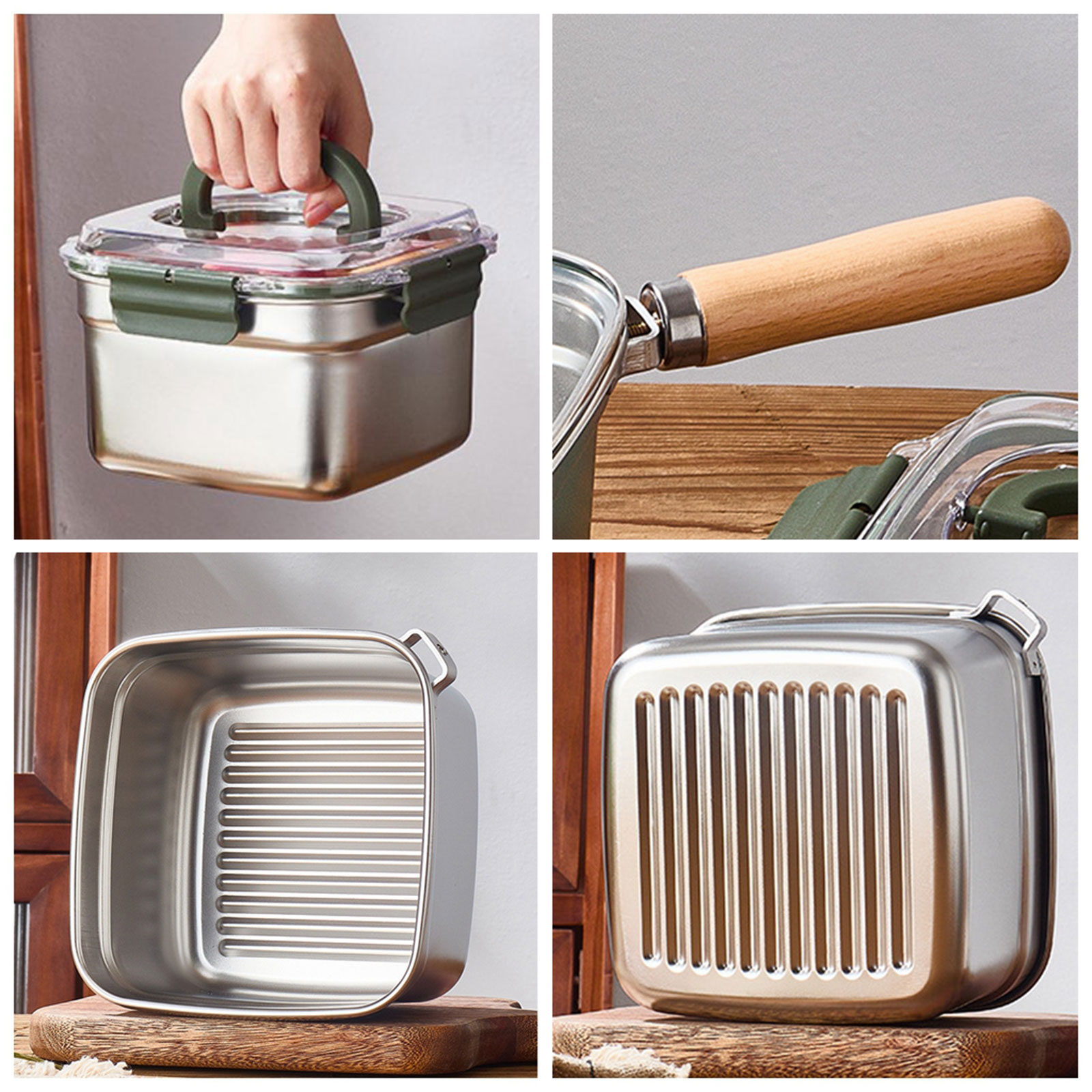 Mini olla freidora para acampa - Camping Cooking Vegetables reseña y precio
