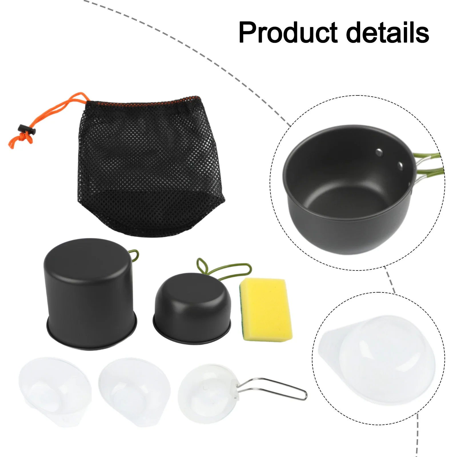Juego de ollas de aluminio ano - Camping Cooking Set Compact reseña y precio